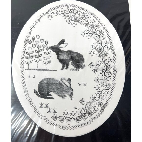 Berlin Embroidery Designs Cross-Stitch Meets Blackwork Pattern "Going About Thei - Picture 2 of 4